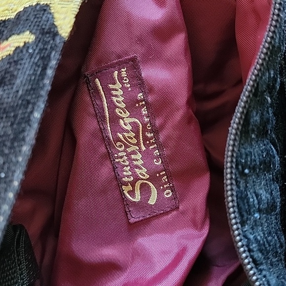 Small Vegan Convertible Boho Tapestry Backpack Sling Bag Purse 11×12.5 - Picture 4 of 7